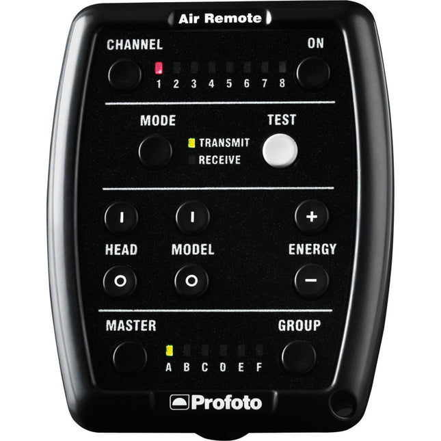 Profoto Air Remote Transceiver Controlador para 6 Grupos 8 Canales con Base para Zapata