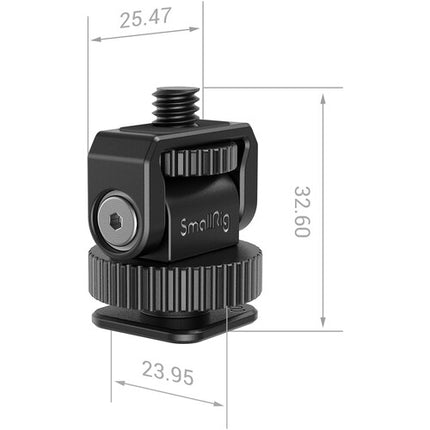 SmallRig Kit de Video Todo en Uno con Adaptador Mini Cold Shoe 1/4''-20 para Smartphones 2.5 a 3.5" Quick Basic Edition