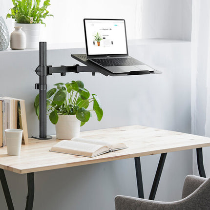 Mount-It! Soporte de Escritorio Ajustable para Laptop hasta 17" 22 lb con Gestión de Cables