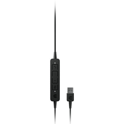EPOS SENNHEISER Adapt 160 USB II UC Auriculares con micrófono cancelación ruido y controles en línea