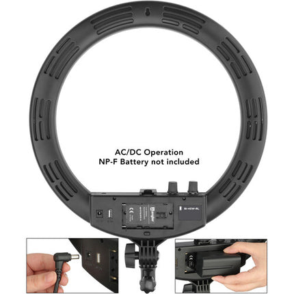 Angler Bi-Color Anillo de Luz LED Kit 14" Temperatura 3200-5600K