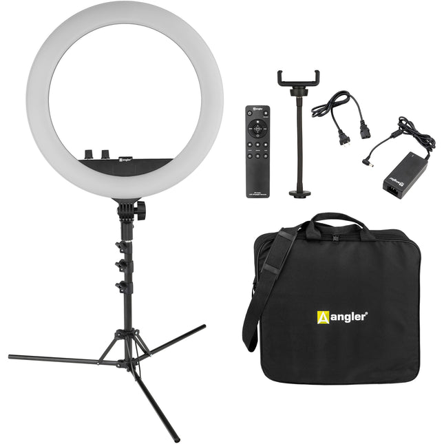 Angler Bi-Color Anillo de Luz LED Kit 14" Temperatura 3200-5600K