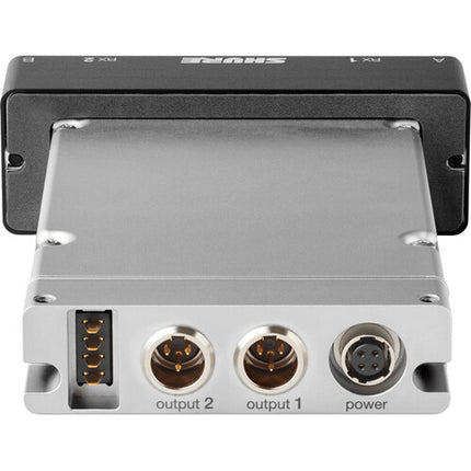 Shure Axient Digital Sistema Inalámbrico Dual Canal Portátil con Transmisores ADX3 y Montura Zapata