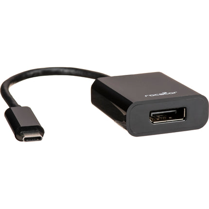 Adaptador Rocstor USB-C a DisplayPort 3840x2160 60Hz compacto garantía 2 años
