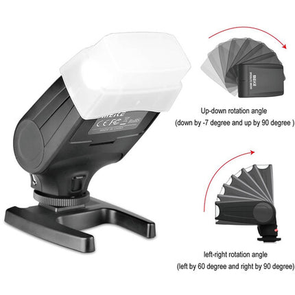 Meike MK320S Flash Speedlite TTL para cámaras Sony NEX Cabezal Ajustable 5600K