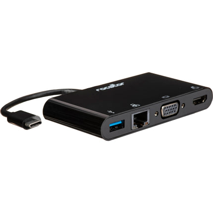 Rocstor Premium Adaptador USB Type-C a HDMI VGA GbE y USB 3.0