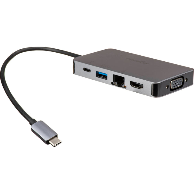 Rocstor Premium Adaptador USB Tipo-C Multiport con HDMI 4K30 y PD