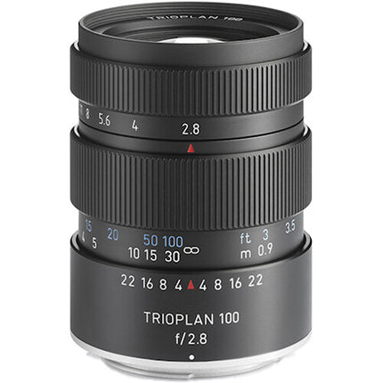 Meyer-Optik Gorlitz Trioplan 100 f2.8 II Lente para Canon RF 24° Ángulo 15 Láminas