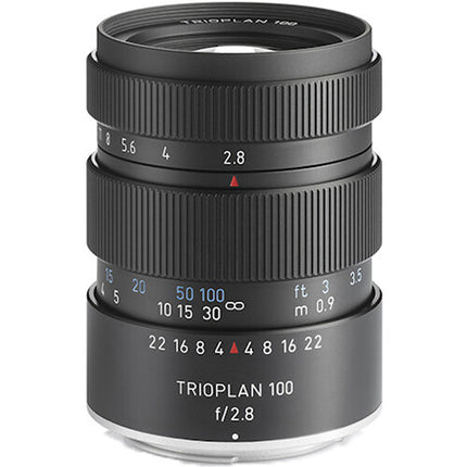 Meyer-Optik Gorlitz Trioplan 100 f2.8 II Objetivo para Nikon Z con 15 Lamas de Diafragma y Ángulo de 24°