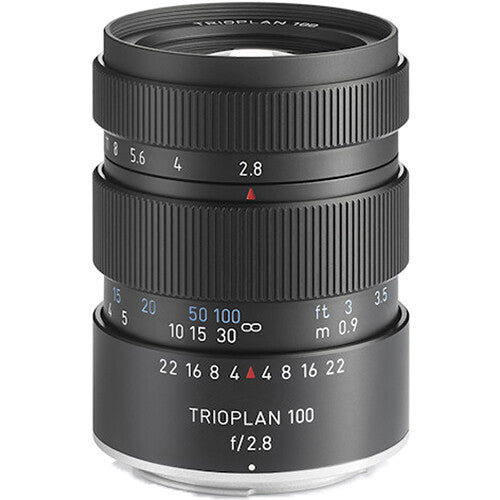 Meyer-Optik Gorlitz Trioplan 100 f2.8 II Objetivo para Nikon Z con 15 Lamas de Diafragma y Ángulo de 24°