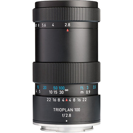 Meyer-Optik Gorlitz Trioplan 100 f2.8 II Objetivo para Nikon Z con 15 Lamas de Diafragma y Ángulo de 24°