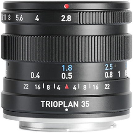 Meyer-Optik Gorlitz Trioplan 35mm f2.8 II Lente para Canon EF Full Frame 52mm
