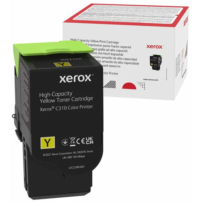 Cartucho de tóner amarillo de alta capacidad Xerox para impresora C310 5500 páginas Use and Return