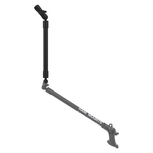 RAM Mounts Poste de Extensión de 18 Pulgadas con Brazos Doble de Bola y Compuesto de Alta Resistencia