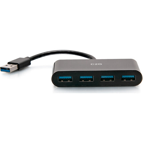 C2G Hub USB 3.1 Gen 1 Tipo-A de 4 Puertos 5 Gb/s Delgado Portátil
