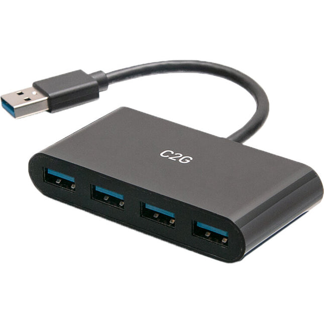 C2G Hub USB 3.1 Gen 1 Tipo-A de 4 Puertos 5 Gb/s Delgado Portátil