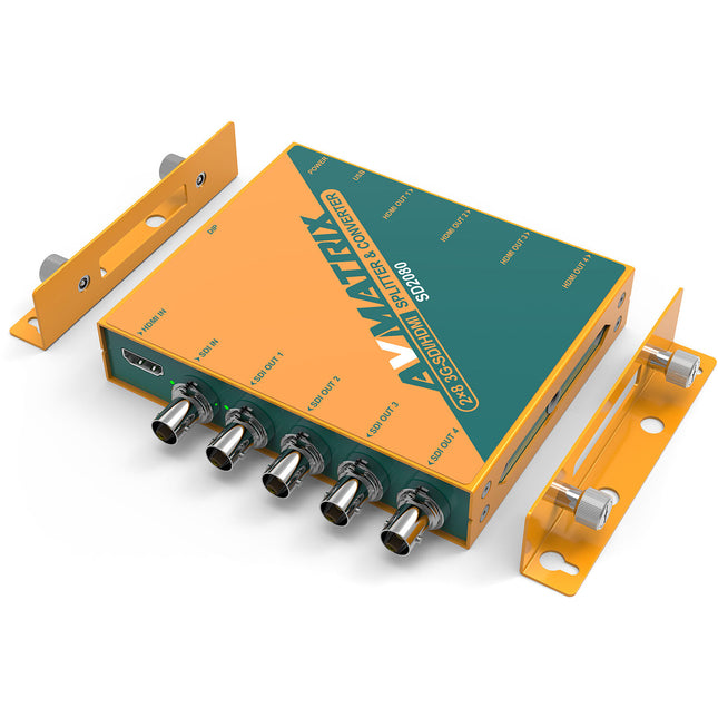 Lilliput Divisor y Convertidor SDI HDMI 2x8 Resolución 1080p60 fuente 12V bloqueo