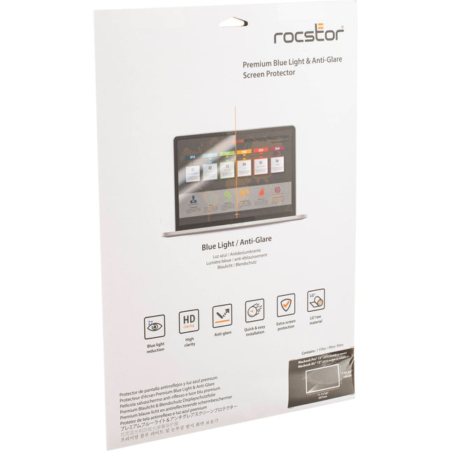 Rocstor Protector de Pantalla 13" para MacBook Pro y Air Filtra Luz Azul y Reduce Reflejos
