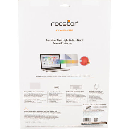 Rocstor Protector de Pantalla 13" para MacBook Pro y Air Filtra Luz Azul y Reduce Reflejos