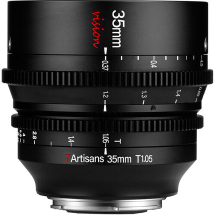 7Artisans 35mm T1.05 Objetivo Cine L Mount Dia 90mm 270° Rotación