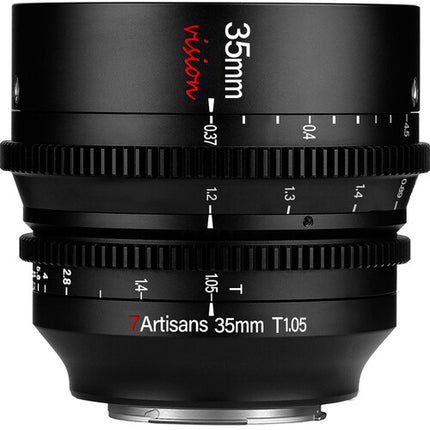 7Artisans 35mm T1.05 Objetivo Cine L Mount Dia 90mm 270° Rotación