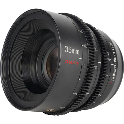 7Artisans 35mm T1.05 Objetivo Cine L Mount Dia 90mm 270° Rotación
