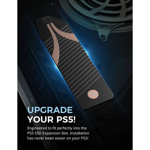 Sabrent M.2 NVMe SSD Disipador de Calor para PlayStation 5 con Almohadilla Térmica