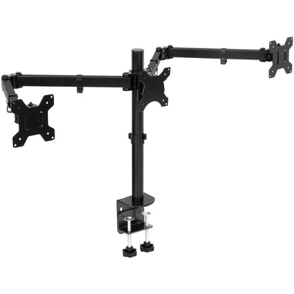 Mount-It! Soporte de Escritorio Triple para Monitores 24 a 32 Pulgadas Capacidad 22 lb por Brazo