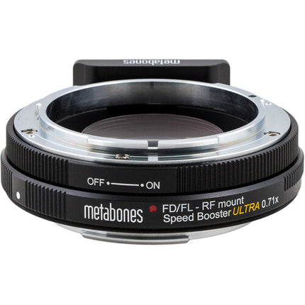 Metabones Canon FD FL a Montura Canon RF Speed Booster 0.71x 5 Elementos vidrio Tantalio