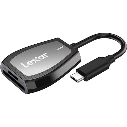 Lexar Professional Lector de Tarjetas Dual-Slot USB Type-C con Velocidad de Lectura 312 MB/s