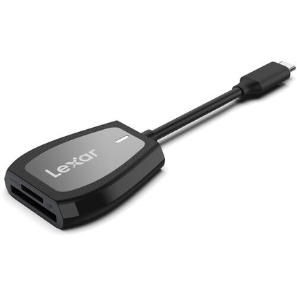 Lexar Professional Lector de Tarjetas Dual-Slot USB Type-C con Velocidad de Lectura 312 MB/s