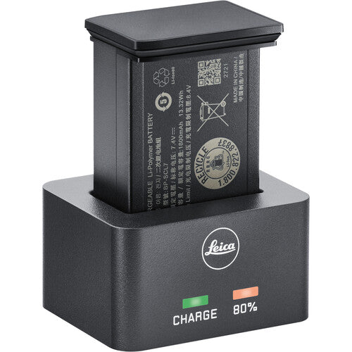 Leica BC-SCL7 Cargador de Batería para BP-SCL7 con Indicador LED y Entrada USB Tipo C