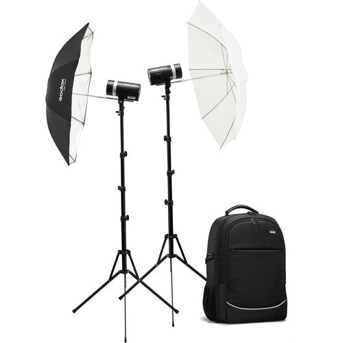 Godox AD300Pro Kit de 2 Luces con Mochila 300Ws 9-Stops HSS