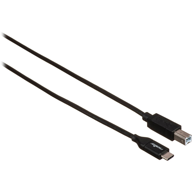 Rocstor Premium Cable USB Tipo-C a USB Tipo-B 6 pies Negro USB 2.0