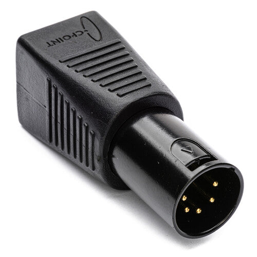 Sescom DMX-5XM-CAT5 Adaptador XLR 5 Pines Macho a RJ45 Ethernet para DMX