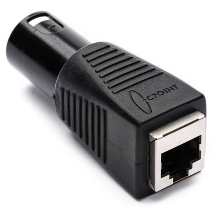 Sescom DMX-5XM-CAT5 Adaptador XLR 5 Pines Macho a RJ45 Ethernet para DMX