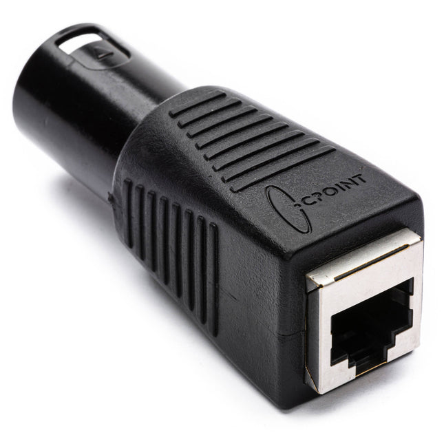 Sescom DMX-5XM-CAT5 Adaptador XLR 5 Pines Macho a RJ45 Ethernet para DMX