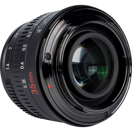 7Artisans 35mm f1.4 Objetivo para Sony E APS-C f1.4 a f16 Manual