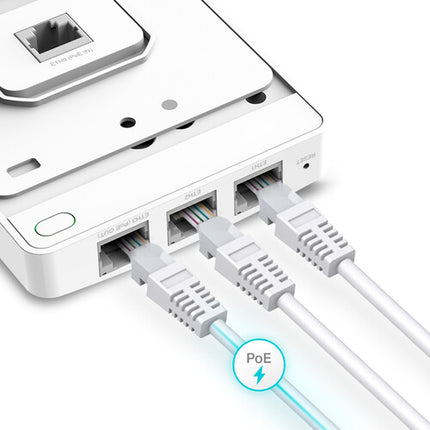 TP-Link EAP615-Wall AX1800 Punto de Acceso Inalámbrico Dual Banda Gigabit con Montaje
