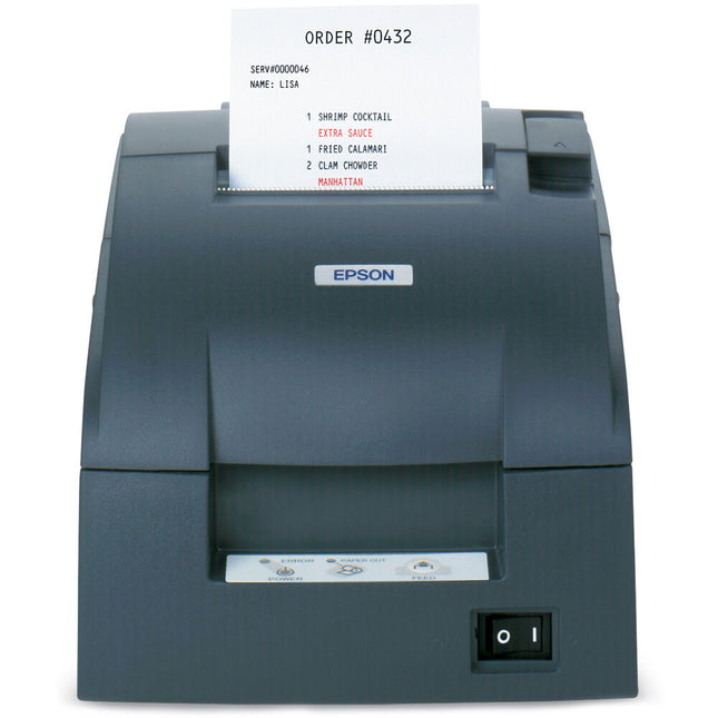 Epson TM-U220B Impresora de recibos cocina auto-cortador 6.0 lps