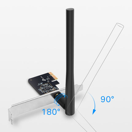 TP-Link Archer T2E AC600 Adaptador PCIe Wi-Fi 5 Doble Banda 633 Mb/s