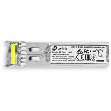 TP-Link TL-SM321A-2 Módulo SFP Óptico Bidireccional 1 25Gbps 1 24 Millas