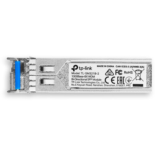 TP-Link TL-SM321B-2 Módulo SFP Bidireccional 1 25Gbps Alcance 2Km