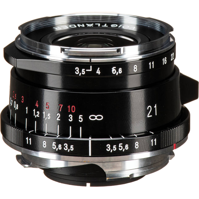 Voigtlander Color-Skopar 21mm f/3.5 Lente Asférica para Leica M negro 39mm filtro