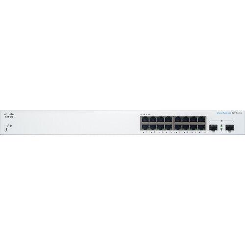 Cisco CBS220-16T-2G Switch de Red Gestionado 16 Puertos Gigabit 2 SFP 36 Gb/s