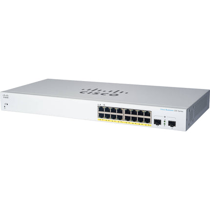 Cisco CBS220-16T-2G Switch de Red Gestionado 16 Puertos Gigabit 2 SFP 36 Gb/s