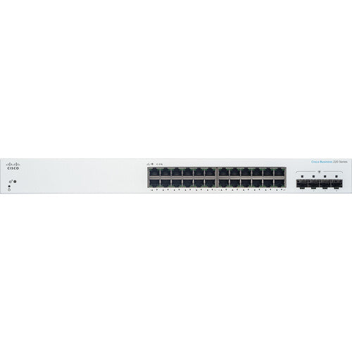 Cisco CBS220-24T-4G Switch de Red Gestionado 24 Puertos Gigabit 4 SFP 56 Gb/s