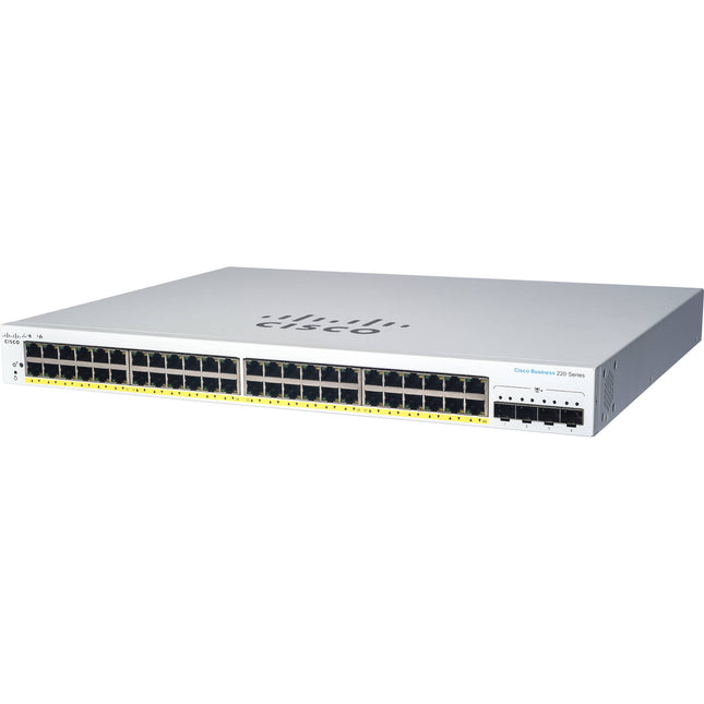 Cisco CBS220-48T-4X Switch Gestionado 48 Puertos Gigabit 4 SFP+ 176 Gb/s