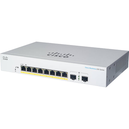 Cisco CBS220-8P-E-2G Switch de Red Gestionado 8 Puertos PoE 65W 20 Gb/s