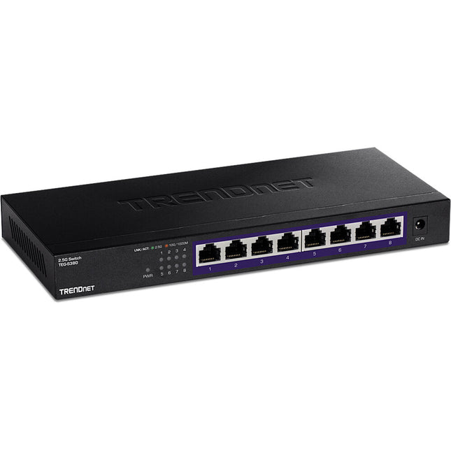 TRENDnet TEG-S380 Switch de Red no Gestionado 8 Puertos 2.5G 40 Gb/s